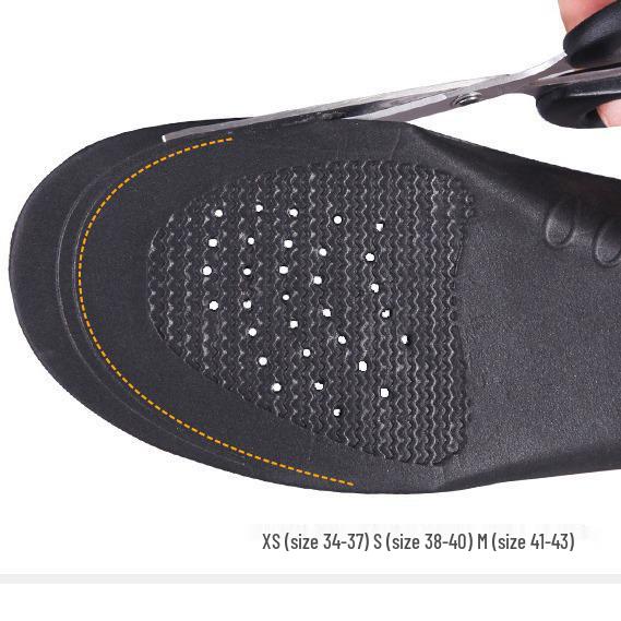 Men's Fleece Arch Support Insoles for Autumn and Winter Sports (Non-Orthopedic)