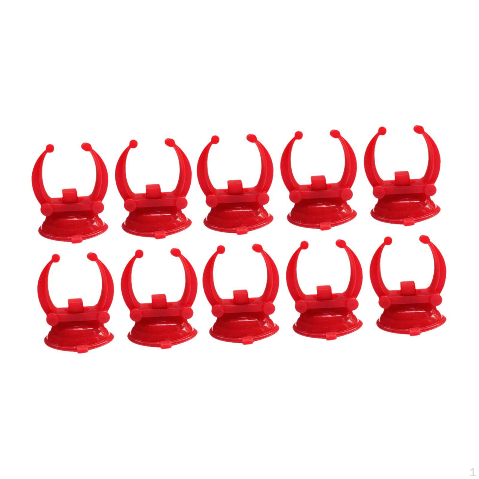 

10x Fish Tank Heating Rod Fixing Clip Aquarium Suction Cup Heater Cups for