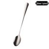 Stainless Steel Long Handle Mixing Spoon for Coffee, Dessert, Condiments, Iced Tea, and Smoothies