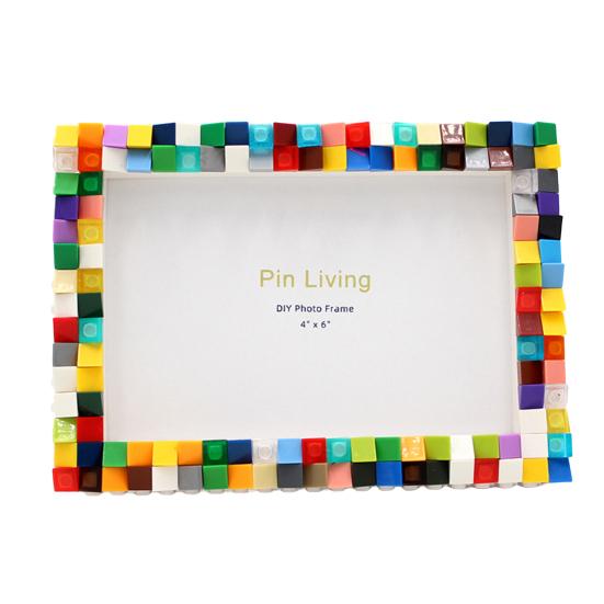 6/7 palců Zábavný Kreativní ABS Držák na Obrázky Stavební Bloky Vzdělávací Hra pro Dárky