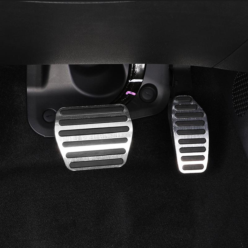 For Nissan X-trail e-POWER T33 Rogue 2022 Accessories Brake Accelerator Pedal Cover Anti-skid Pad Aluminum Alloy Rubber