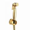 Brushed Gold Uncoated Brass Bidet Sprayer Head Set Toilet Bidet Attachment
