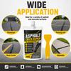 Asphalt Crack Repair Flexible Sealant Paste Strong Bond Waterproof Weather Resistant Quick Repair for Driveways Parking Lots Roads Sidewalks 200G
