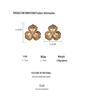 Four-Leaf Clover Zircon Stud Earrings - Versatile Japanese & Korean Style, Socialite Fashion, Hollow Flower Design, Silver Needle