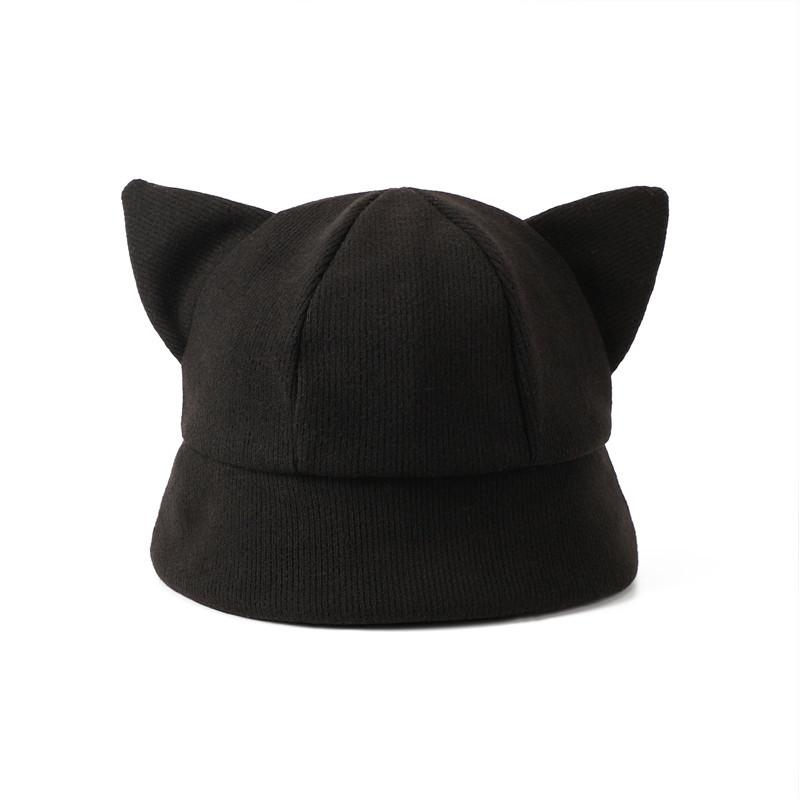 Versatile Style Hat Cats Ear Womens Sunshade Short Brim Hatscaps Fisherman