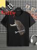 Fun Mechanical Cat Unisexs Tshirt With A Tabby Cat Graphic Unisex Tshirt Automotive Activity Casual Streetwear Unisexs Clothing