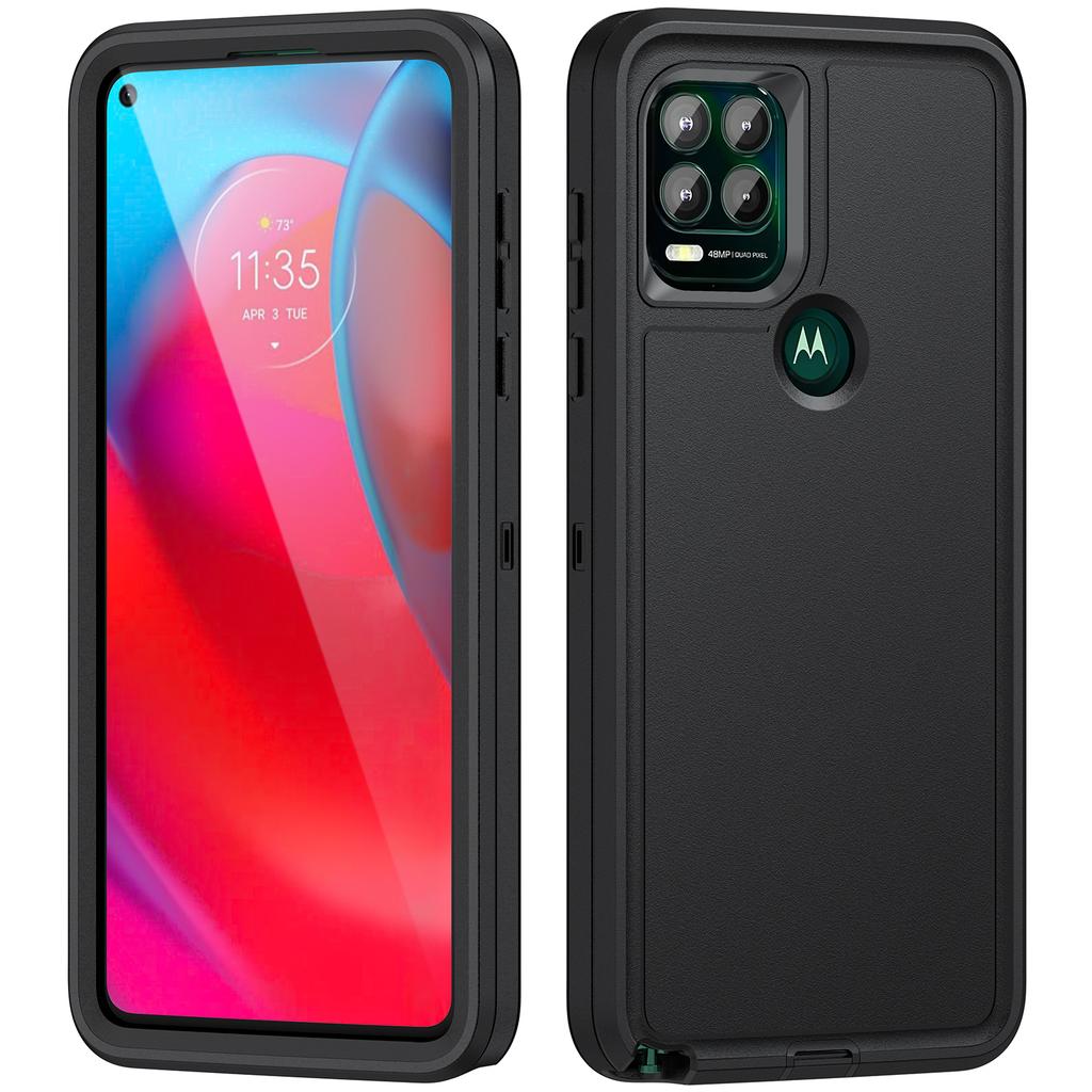 For Motorola Moto G Stylus 5G (2021) Støtsikkert PC+TPU+PC Hybrid Telefondeksel