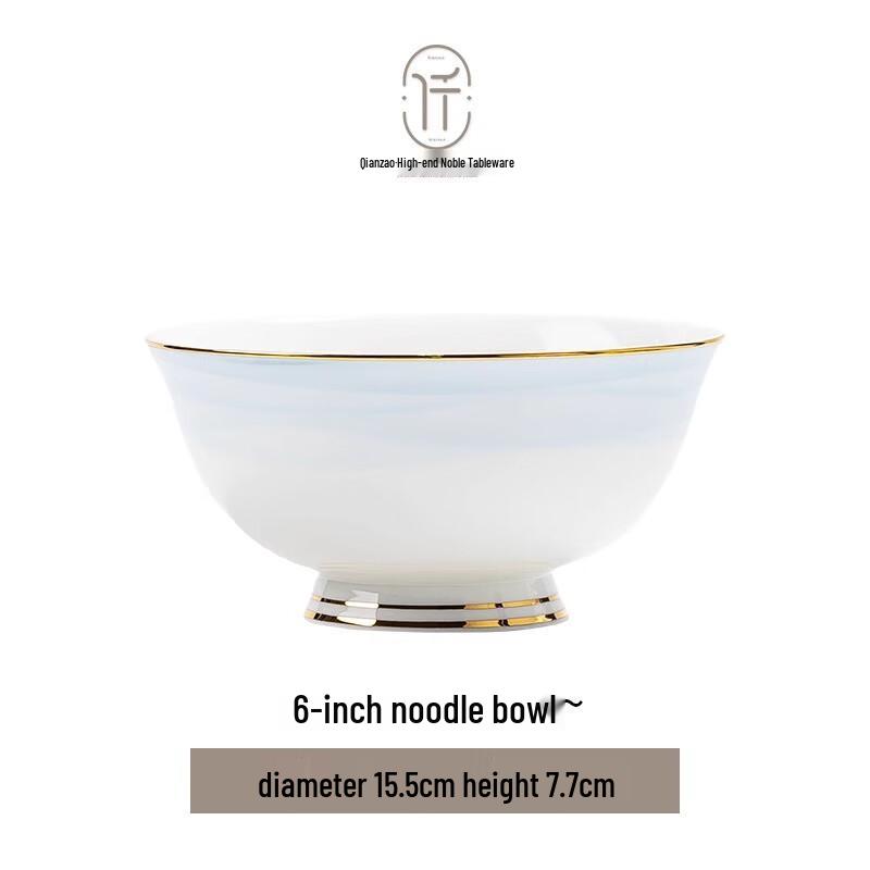 

Modern Minimalist Ceramic Noodle Bowl Set