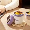 680ml Thermal Lunch Box Stainless Steel Insulated Food Container Double Layers Lunch Box  Home Use