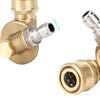High Pressure Washer Spray Nozzle 7Level 240 Degrees  Adjustable Nozzle Tip 14 Inch Quick Plug