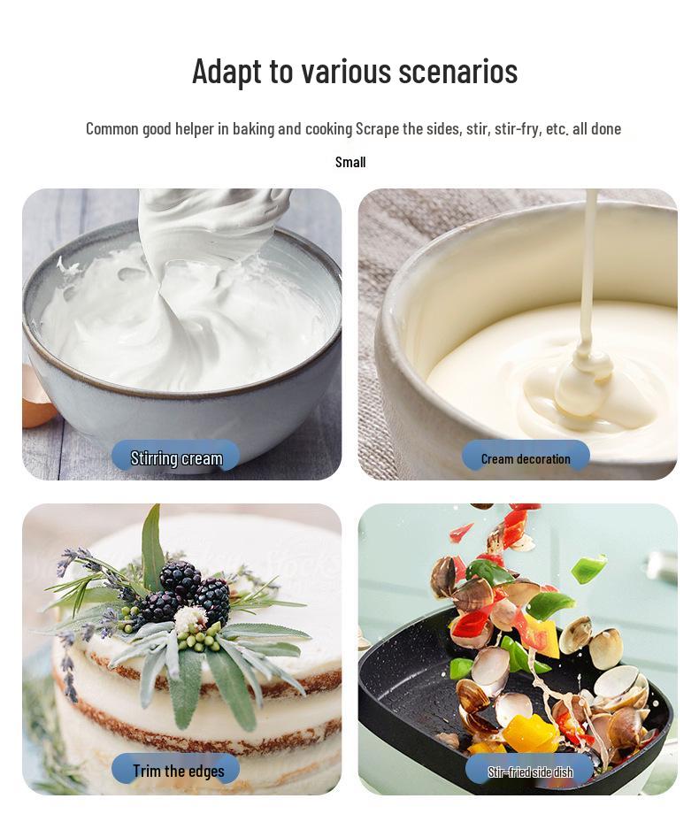 Silicone 5-Piece Baking Set: Spatula, Oil Brush, Whisk, High-Temperature Resistant Tools