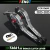 For Yamaha XMAX 300/250/125/400 -2025 Parking Brake Lever Set Folding Brake Handle Levers with Parking Lock Stopper XMAX300