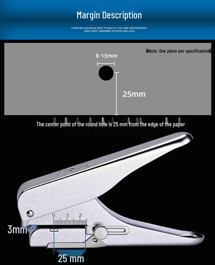 Handheld Eco-board Edge Banding Puncher and Nail Hole Filler with Countersink Drill Bit