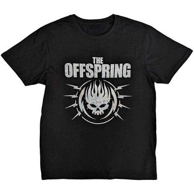 The Offspring Jumping Skeleton Graphics Cotton Unisex Shirt Summer Fashion Unisexs Womens Y2k Short Sleeve Oneck Tshirt Fan Gift