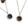 Elegant Round Ring Titanium Steel Necklace for Women - Luxurious, Simple, and Fashionable Design that Does Not Fade