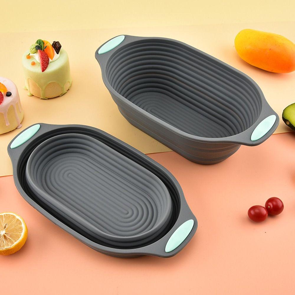 Food Grade Silicone Dough Fermentation Bowl Nonstick Surface Fermentation Container  Home Baking