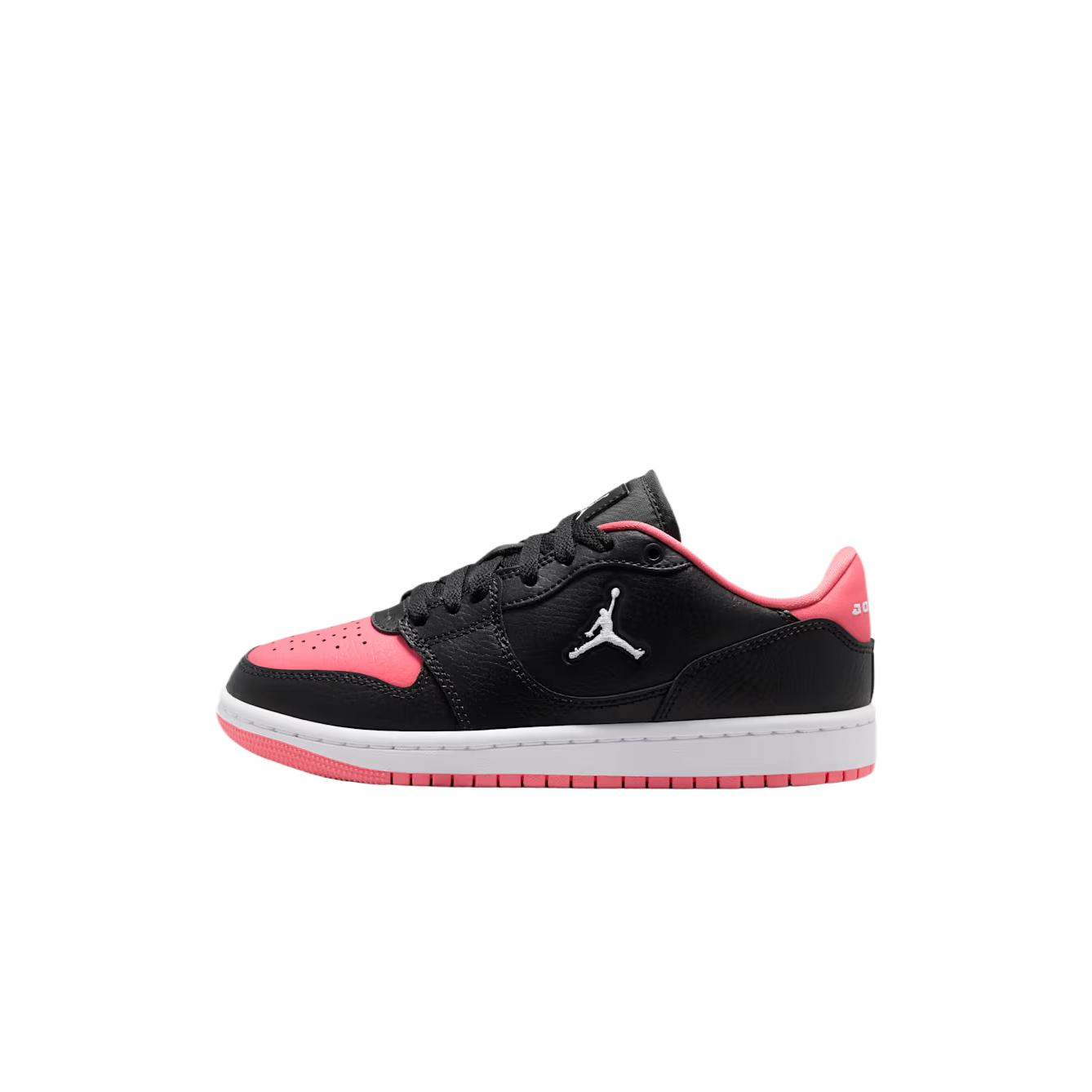 

Jordan Court Connect Leather Round Toe Lace-Up Low Top Kids Sneakers Unisex sneakers IQ6016-004 38.5