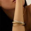 Yori High Quality Stainless Steel Metal Bracelet Bangle Waterproof Texture Personalized Unisex Jewelry Bijoux Wholesale