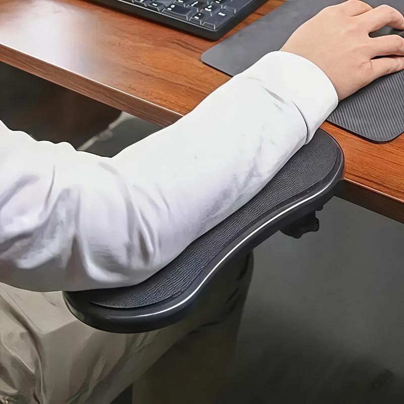 Ergonomic Arm Support Wrist Rest - Computer Desk Extender with Adjustable Height - Ideal for Home Office Setup, Stress Relief