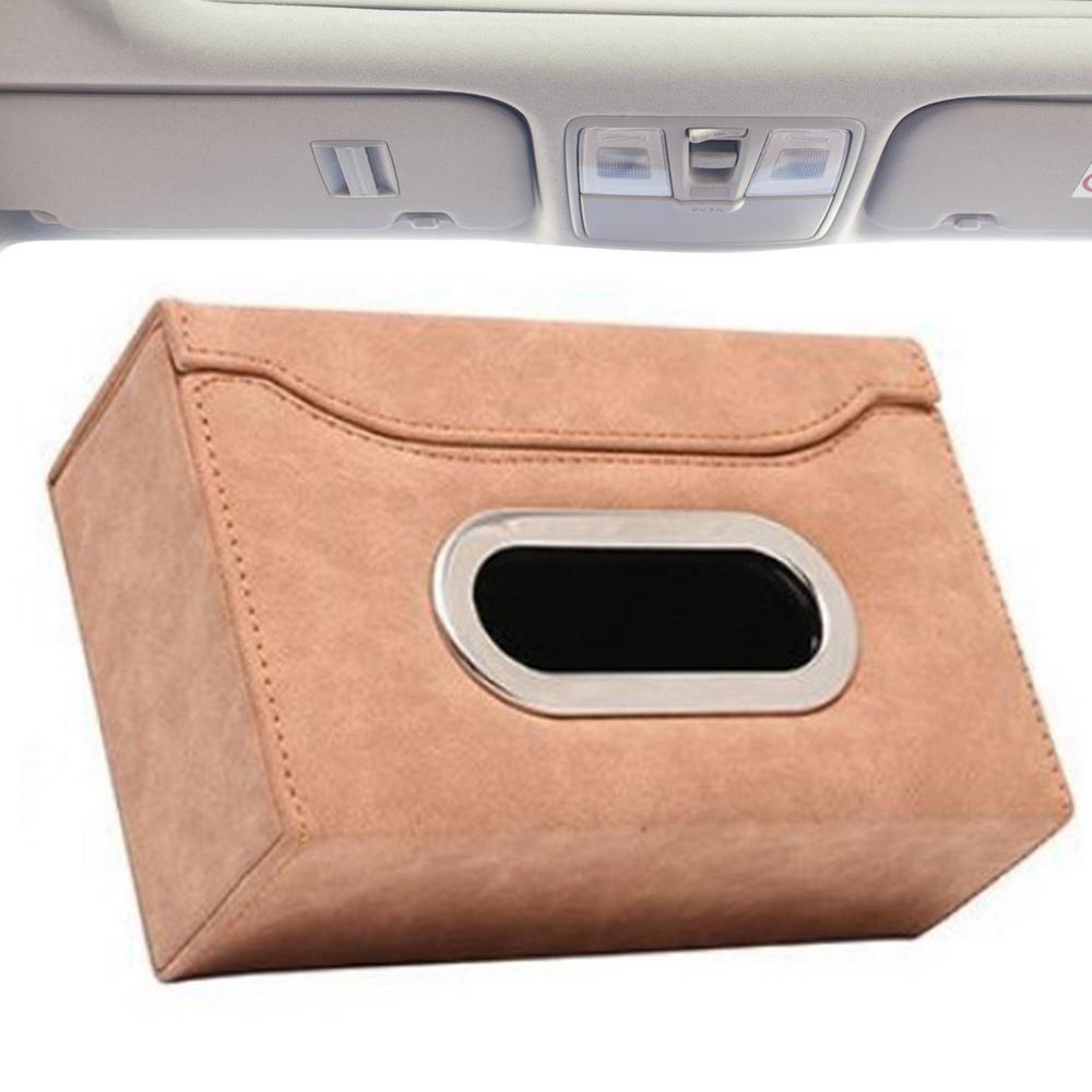 Держатель для салфеток в машину Мягкая крышка для коробки с салфетками Держатель для салфеток Многофункциональная крышка для коробки с полотенцами Коробка для салфеток Для хранения мобильных телефонов