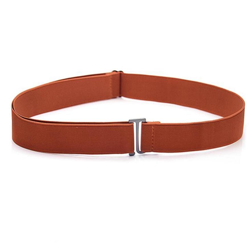 Women Fashion Adjust Slim Elastic Invisible Belt Simple Lazy Belt Fat Elastic Belt Seamless Jeans Belt