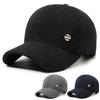 Middle-Aged Autumn Winter Hat Men's Velvet Thick Cap Outdoor Warm Cold-Proof Baseball Cap