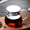One Touch Glass Teapot Glass Coffee Server for Drip Coffee Maker, Standard Glass Coffee Carafe, Coffee Pot with Lid, Clear,
