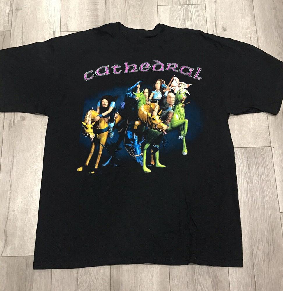 Collection Cathedral Band Short Sleeve Black Unisex T-shirt XXXL
