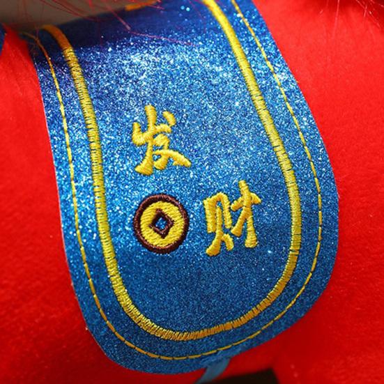 Horse Plush Doll for 2026 Year of The Horse Auspicious Blessings Good Luck Symbol Doll New Year Blessings Decoration