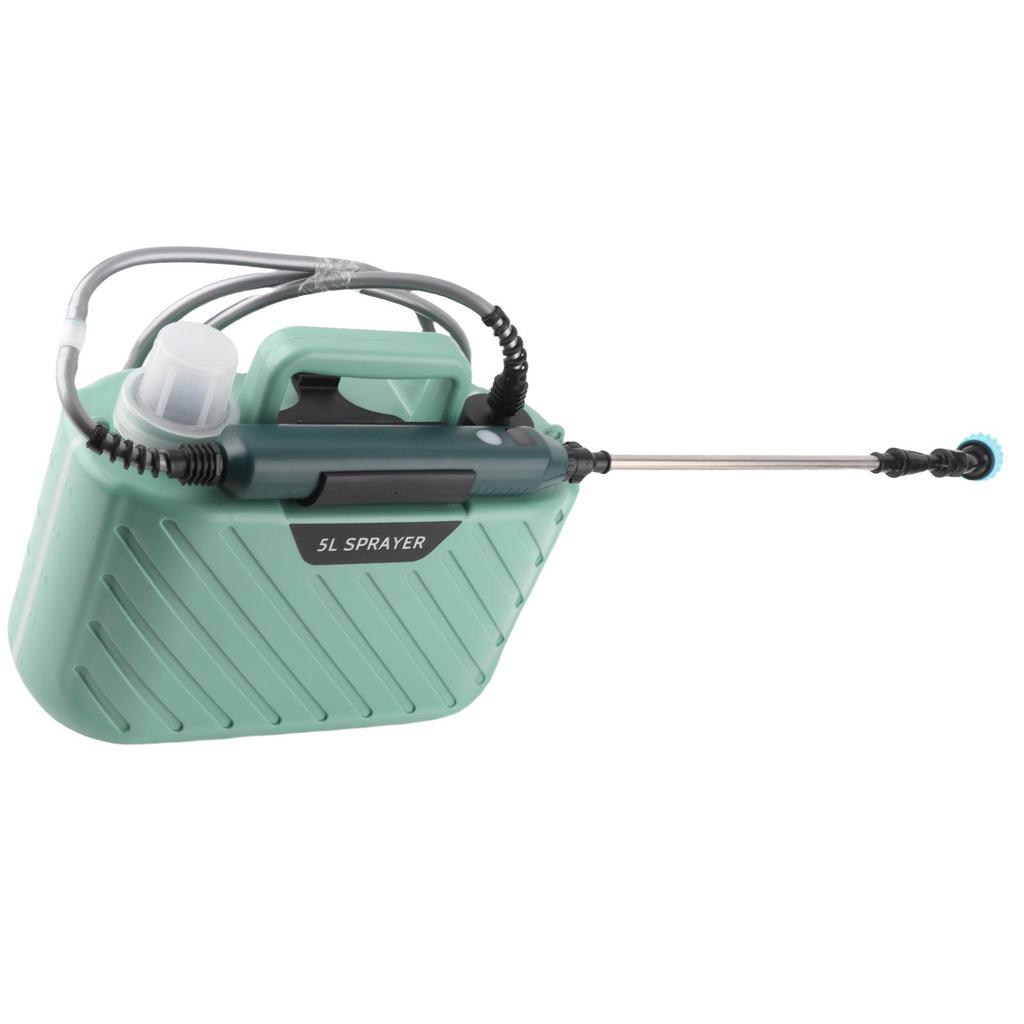 Electric Plant Sprayer Battery Powered 5L with 3 Nozzles Retractable Wand   Shoudler Strap Garden Sprayer for Lawn