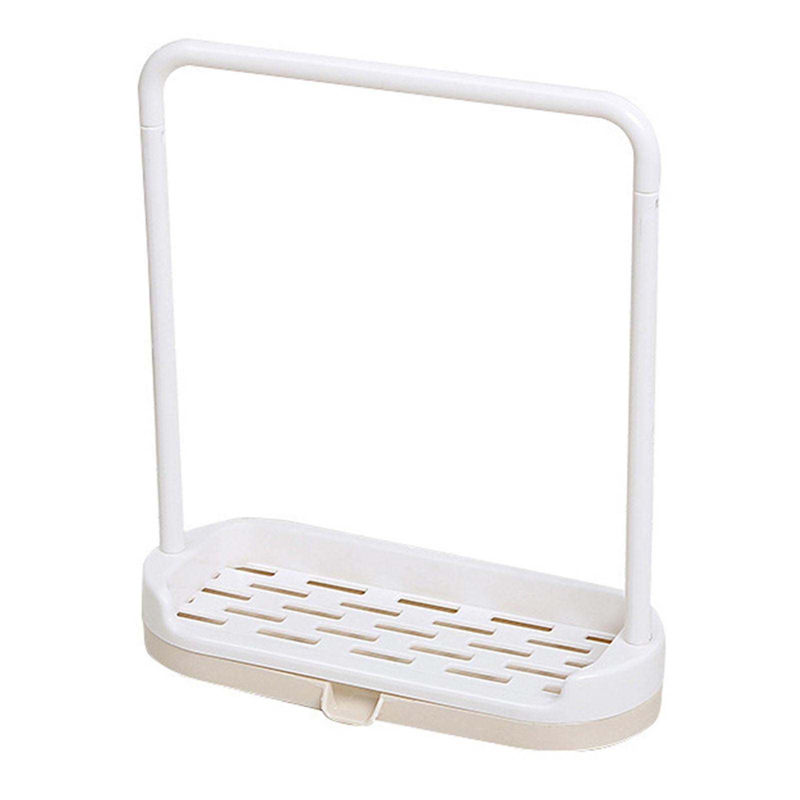 

Держатель для кухонной мойки, многофункциональная подставка для кухонных тряпок, держатель для губки с сушилкой для полотенец бежевый