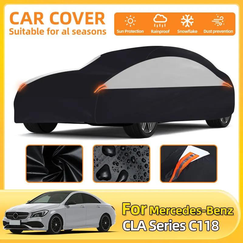 BAQH9 Waterproof Car Cover Outdoor Cars Covers Dust Snow Sun UV Auto Full Cover Protection Universal For Mercedes-Benz CLA Series C118