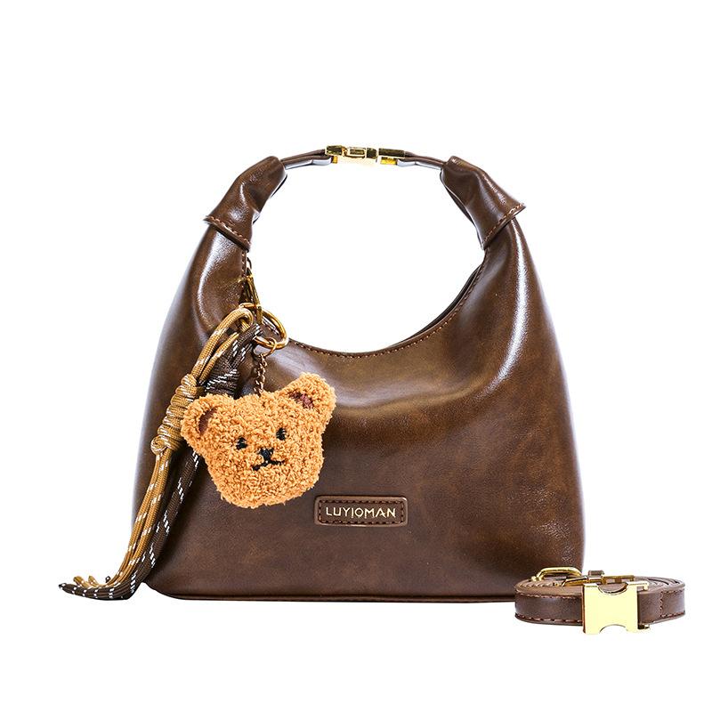 High-end Niche Bag Women's Versatile New Retro Fashion Messenger Bag Women's Portable Dumpling Bag