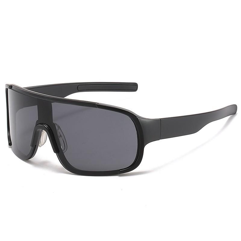 New outdoor large-frame sports cycling sunglasses, unisex, for skiing, mountaineering, and wind protection, providing sun protection and tinted