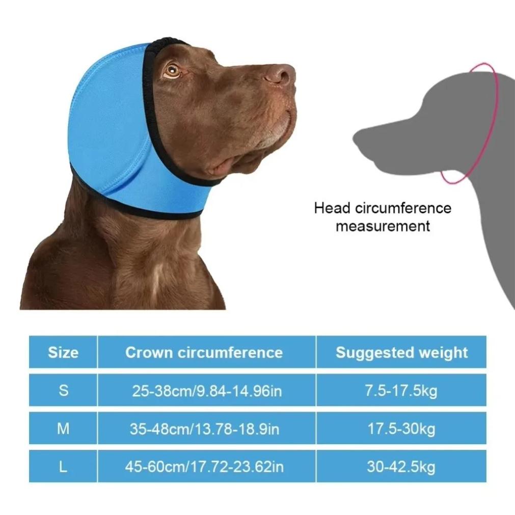 Noise Reduction Dog Ear Covers Hearing Protection Waterproof Dog Calming Earmuff SPehock Proof Adjustable T Ear Muffs2025new