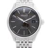 Used SEIKO Presage Classic Series 6R55-00H0 100m Water Resistant Date Back Skew Gray SS Stainless Steel Men's Automatic Winding Presage [6 Month