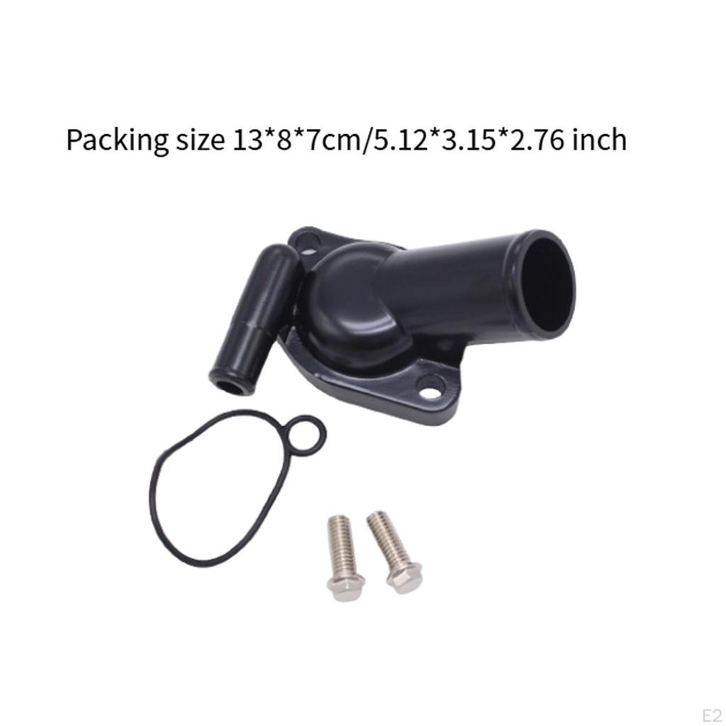 Kryt termostatu vodního hrdla Kompatibilní s černým kovem pro motory 253 308 V8 Snadná výměna dílů