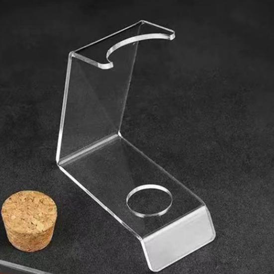 1 Set Cigars Aromatherapy Glass Tube Transparent Tube with Wooden Stopper And Spherical Base DIY Humidor Aromatherapy Conservation Tube Gift for Dad