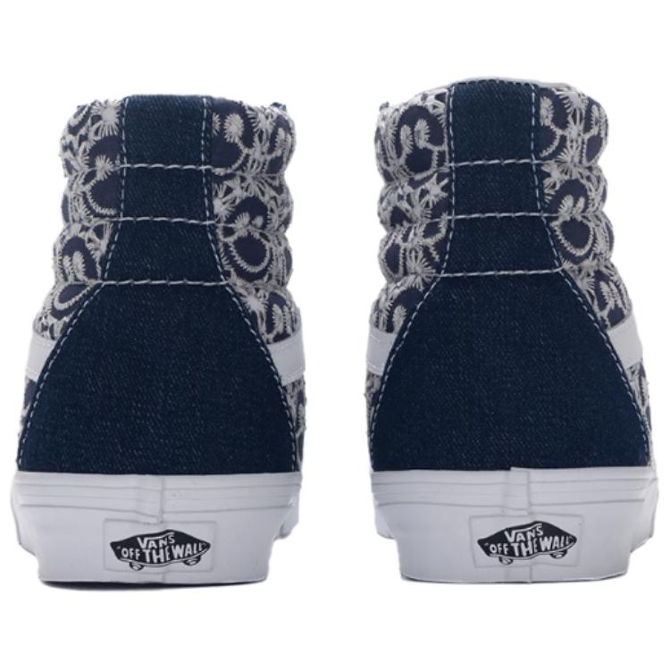 Vans Sk8-Hi Retro High-Top Skate Shoes Unisex Sneakers Blue White VN000CMXNVY