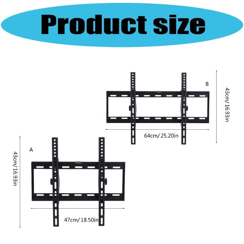 26-55inch/40-70inch Universal TV Mount Monitors Wall Support PC Screen Bracket Fixed Holder For LED LCD Television 50KG Load
