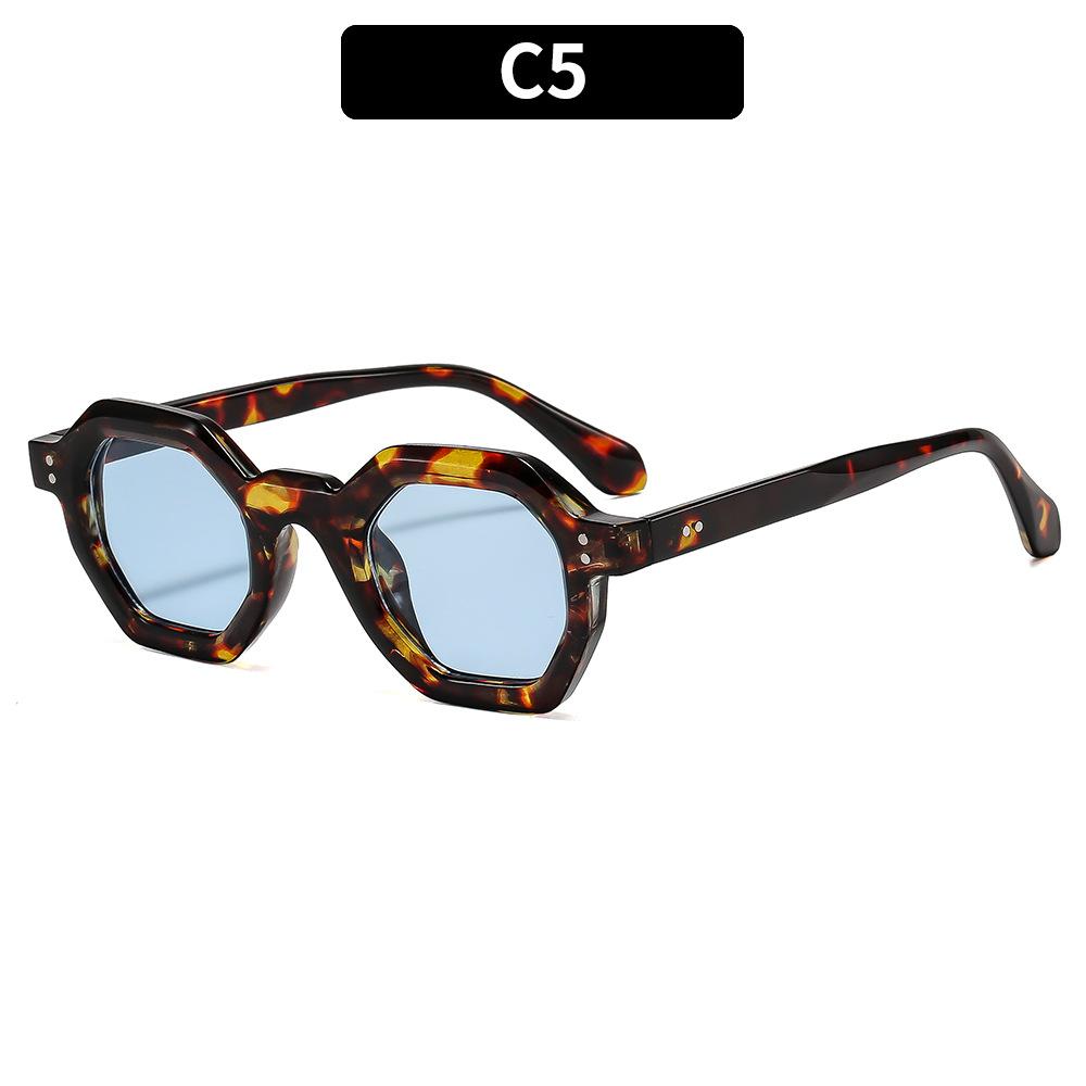 Women's Sunglasses, Fashion Polygonal Men's and Women's Sunglasses, Casual Sunglasses
