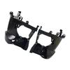 Black Fog Lamp Support Frame for BMW F30 F31 F35 320 325 2025-2025 Direct Fit Plastic Bracket 51117266197 51117266198