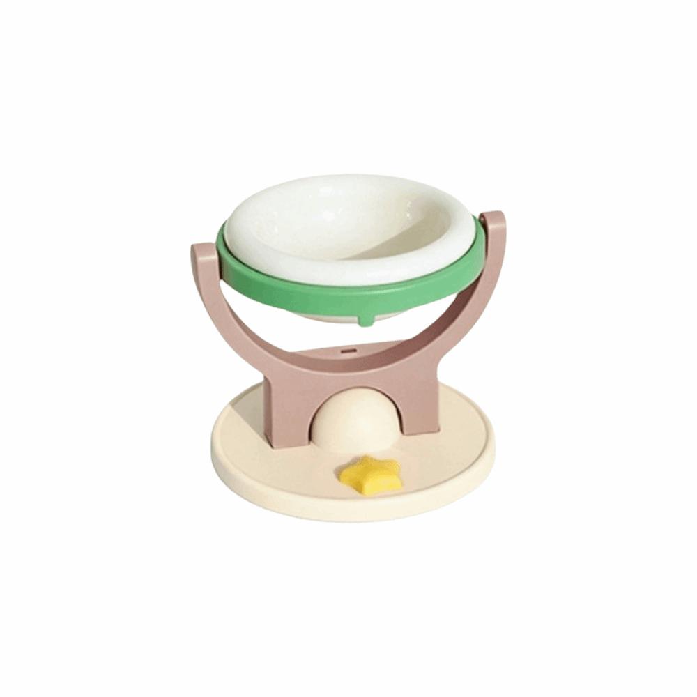 Adjustable Angle Cat Bowl 304 Stainless Steel Pet Feeder Creative Water Food Bowl Indoor