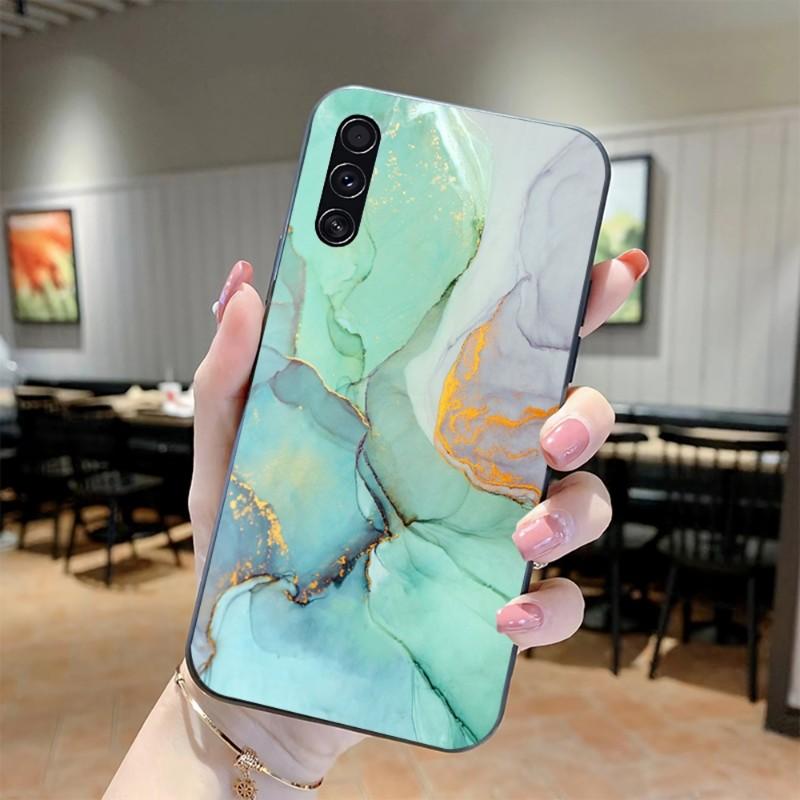 Water Ripple Art Sea Wave Phone Case For Realme GT 2 9i 8i 7i Pro X50 X2 C35 C21 C20 C11 C3 Soft Black Phone Cover