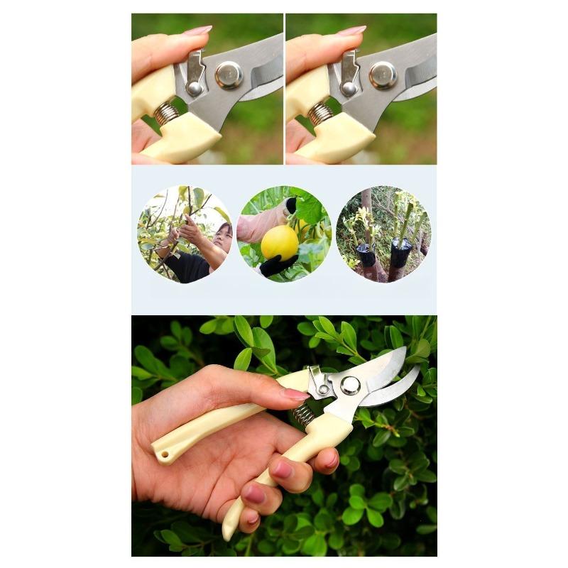 Strong Stainless Steel Pruning Shears, Specially Designed for Pruning Thick Branches and Fruit Picking In Orchards