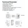 USB Wireless Doorbell Waterproof Welcome Chime Home Door Bell Intelligent Three-speed Volume 38 Songs Smart Melodies Alarm