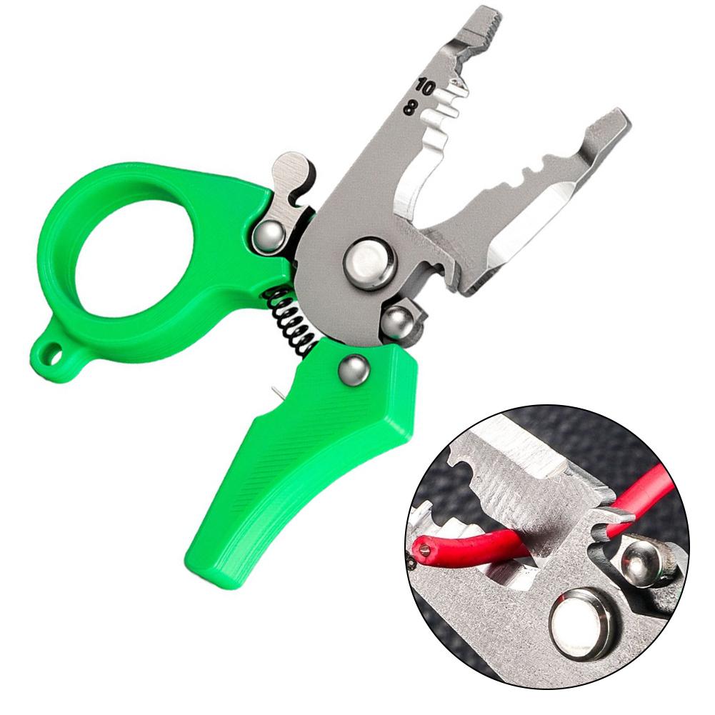 Mini Abisolierzange Multifunktions-Taschenformat Abisolierzange Elektriker Kabel Schneiden Crimpzange