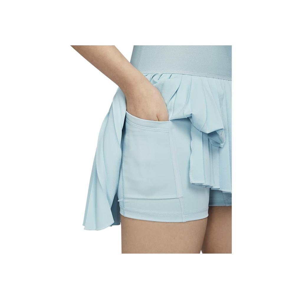 Nike Court Dri-FIT Advantage Asymmetrical Pleated Skirt Women Skirts Blue DR6850-442