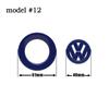 FD02-Car Styling Steering Wheel Logo Decoration Stickers For Volkswagen GTI Polo Golf Passat Scirocco Jetta Beetle Tiguan Accessories