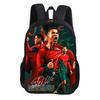 Ronaldo School Backpack CR Football Star Rucksack Child Bookbag Knapsack Fashion Schoolbag Football Sports Backpack Kids Gift